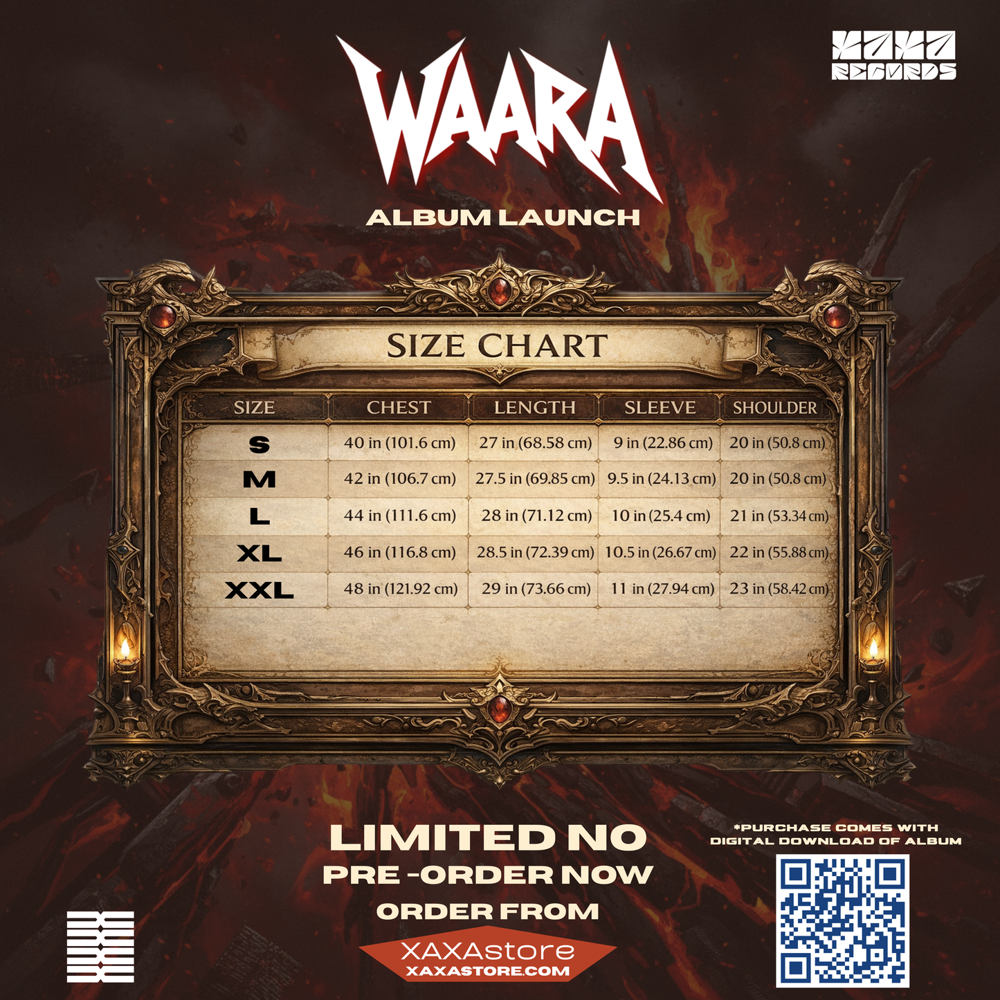 Waara - Phoenix T-Shirt I OVERSIZE | Pre Order