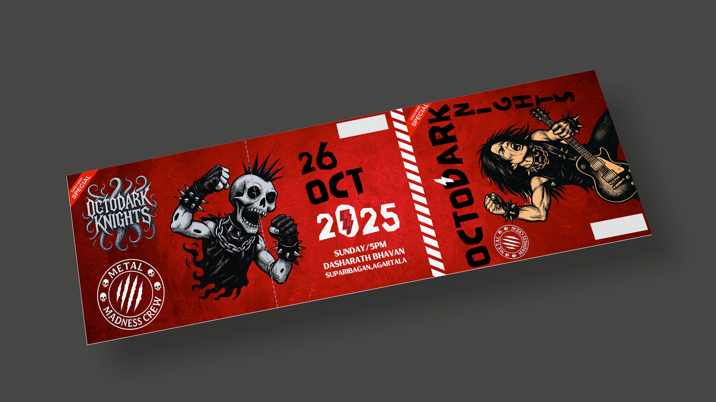 OCTODARK KNIGHTS II - EARLY BIRD PHASE 2 | 2 PERSON PASS